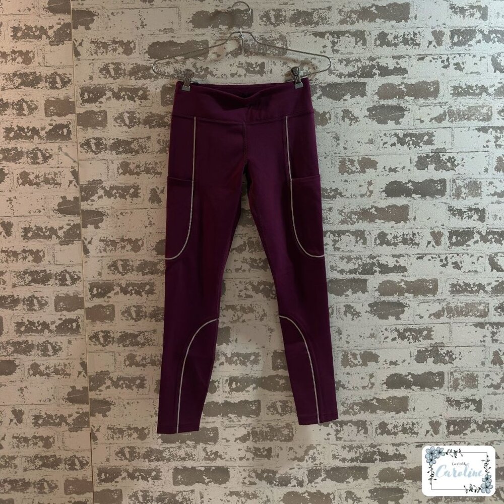 Outdoor Voices Frostknit Leggings in Beet Juice (Pink), S